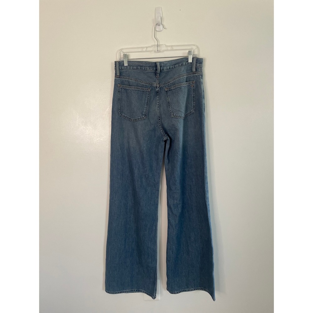 Madewell Jeans Ultimate Wide Leg Womens 29 Tall Airy Denim Blue NZ571 Pickett - Picture 8 of 15